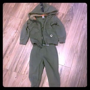 Carter’s dinosaur sweat suit
